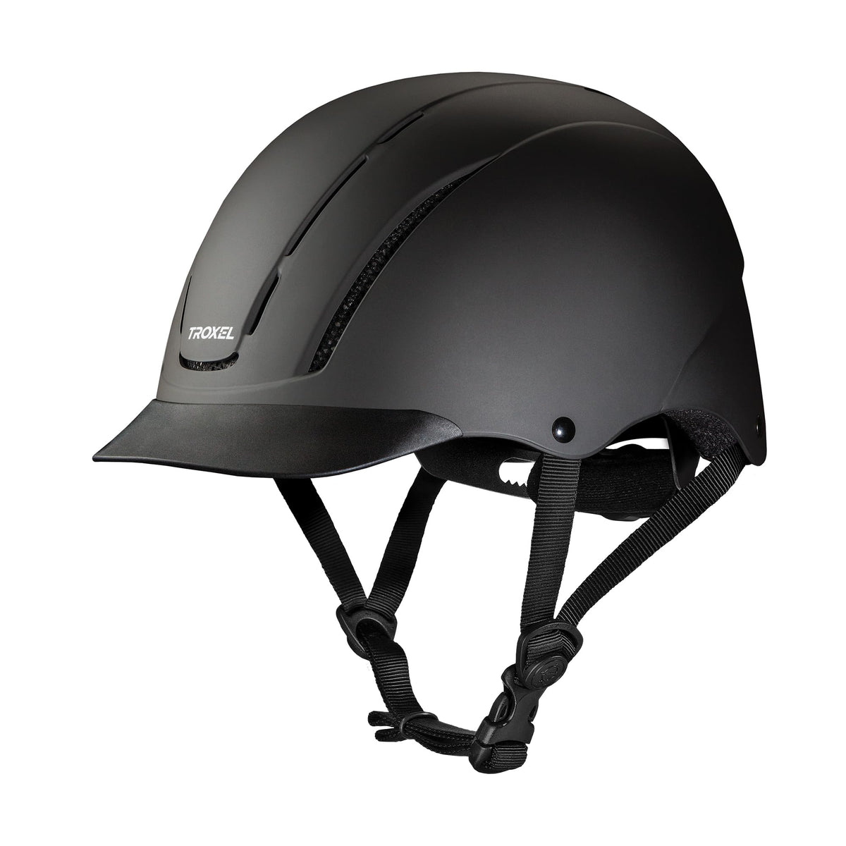 Troxel Spirit horse riding helmet medium black Duratec full coverage