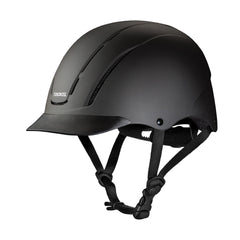 Troxel Spirit horse riding helmet medium black Duratec full coverage