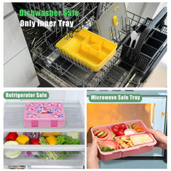 bpa-free plastic lunch box for kids by rockpapa