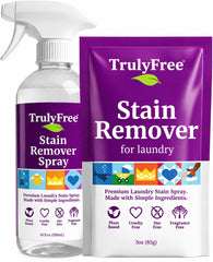 Truly Free Laundry Stain Remover Spray bottle front view