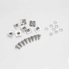 Metal natural color back plate hardware without coating