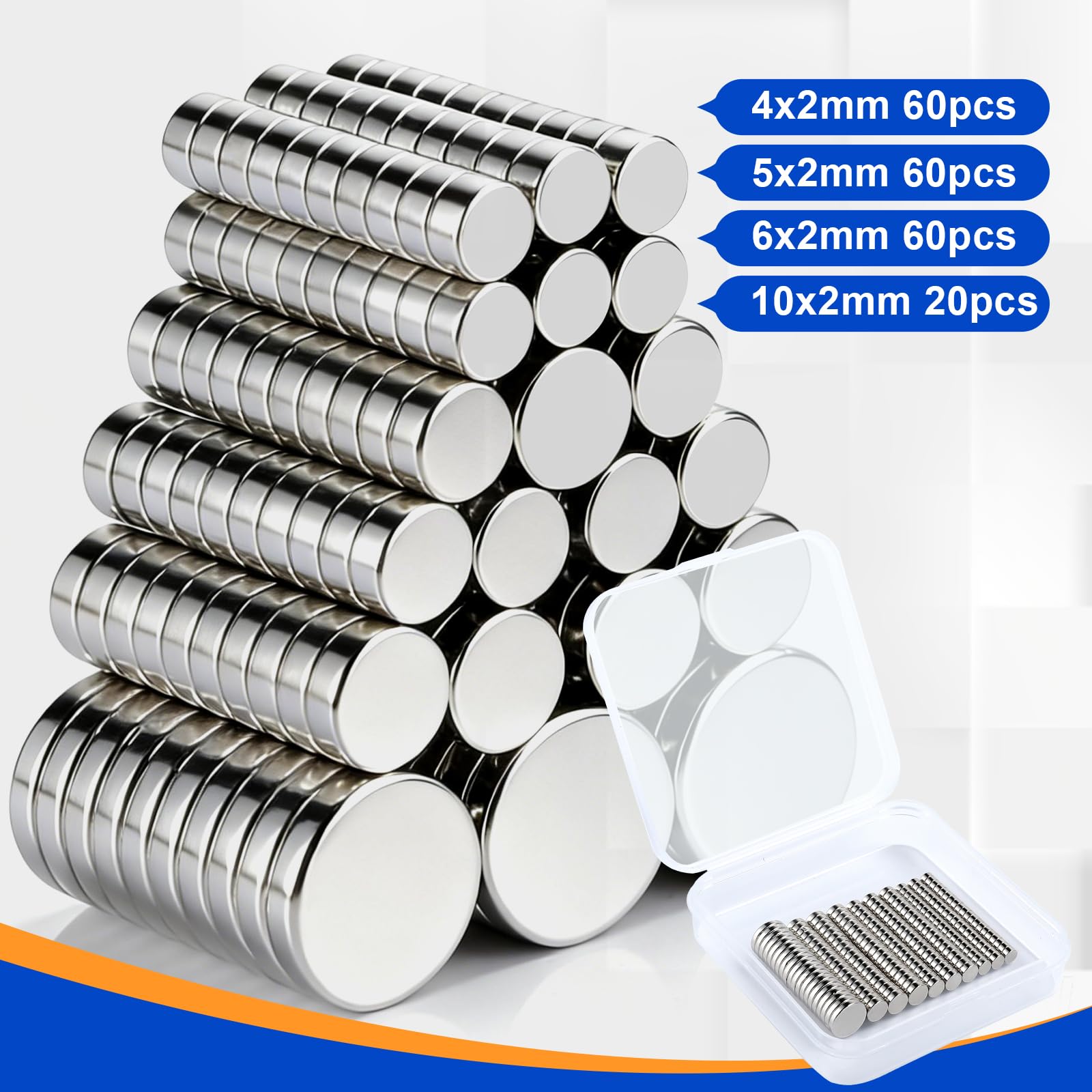 TRYMAG 5x2mm magnet 60pcs