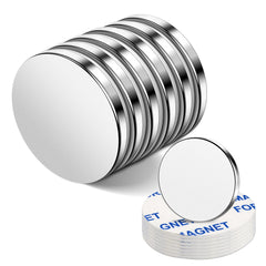 TRYMAG adhesive magnets 20x3mm six-pack front view