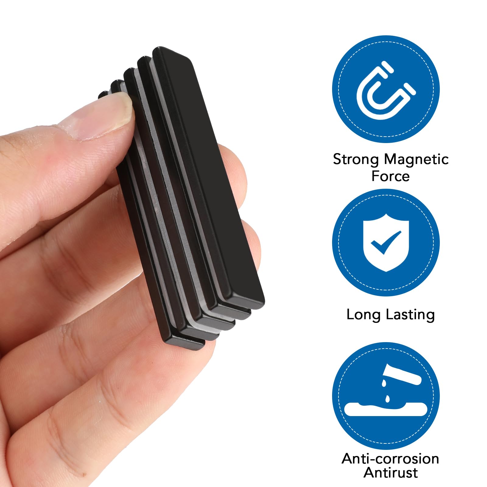 12 pack TRYMAG magnets for crafts and tool storage