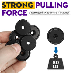 24 stainless steel screws for wall mounting included