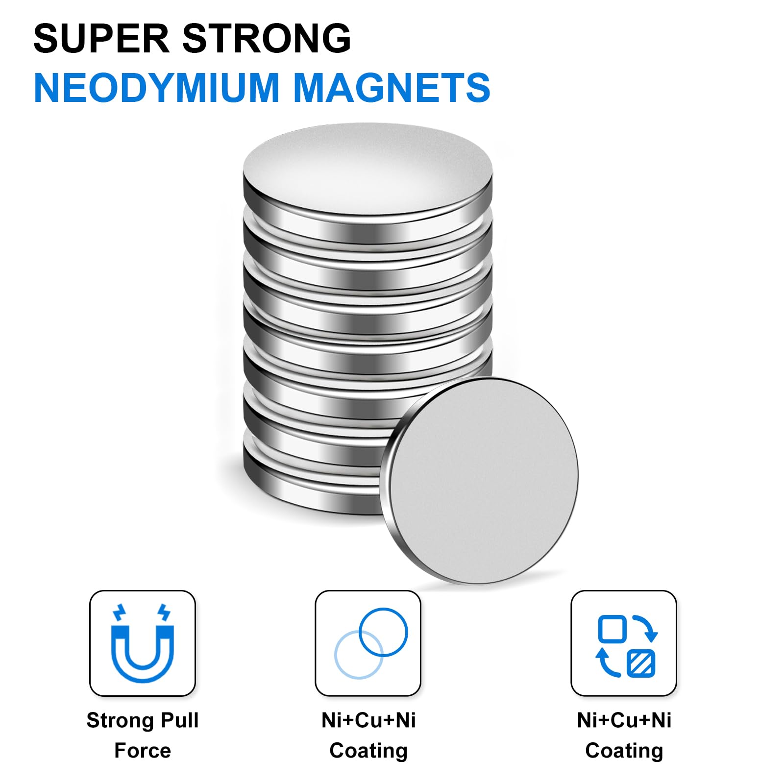 ISO 9001 quality magnets label on product