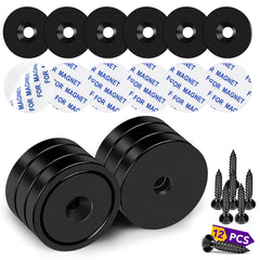 TRYMAG strong rare earth neodymium magnets with screws set components