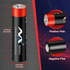 10-year shelf life label on batteries