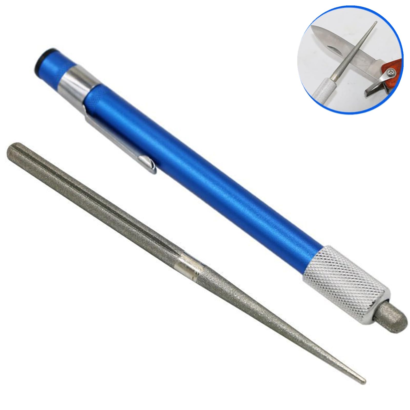 Tsuchbis compact pen shaped sharpener for hooks and knives