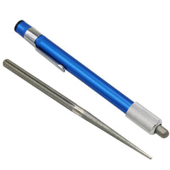 Tsuchbis double tip diamond fishing hook sharpener close up