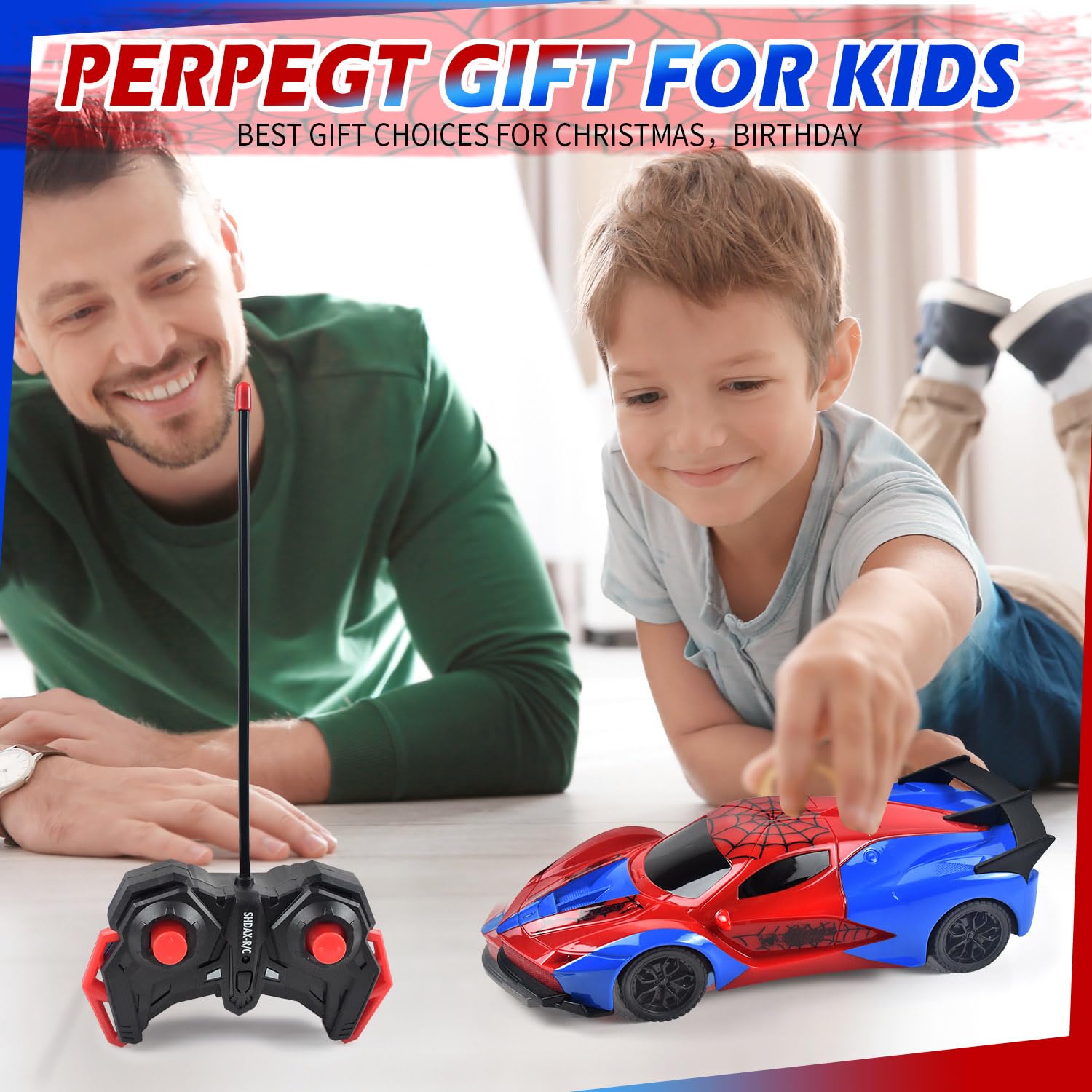 Spider design RC car by Tuko for kids