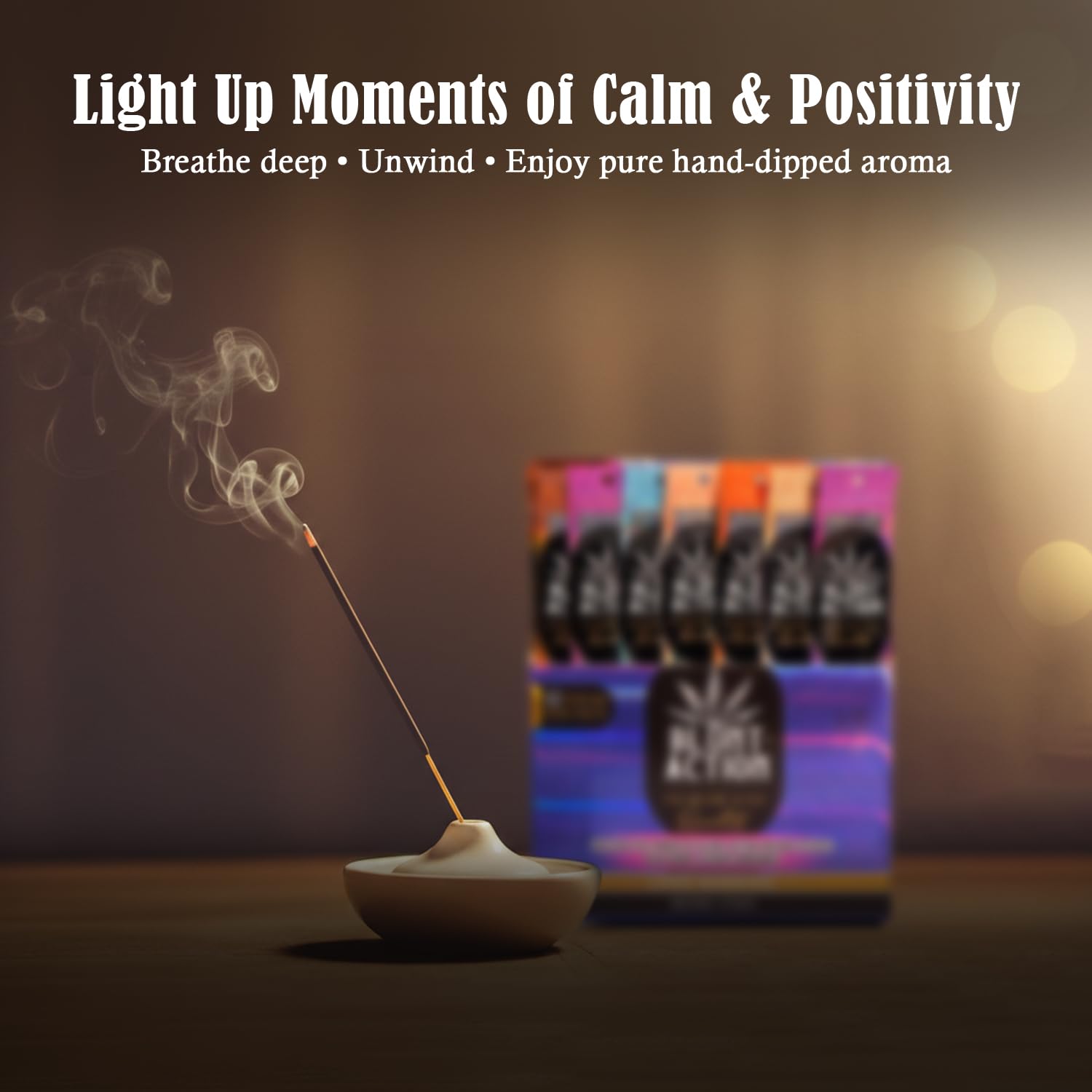 Each stick burns about 45 minutes