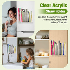 Tumbler storage kitchen accessory in acrylic