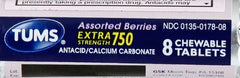 TUMS EX Assorted Berries 8 count packaging image