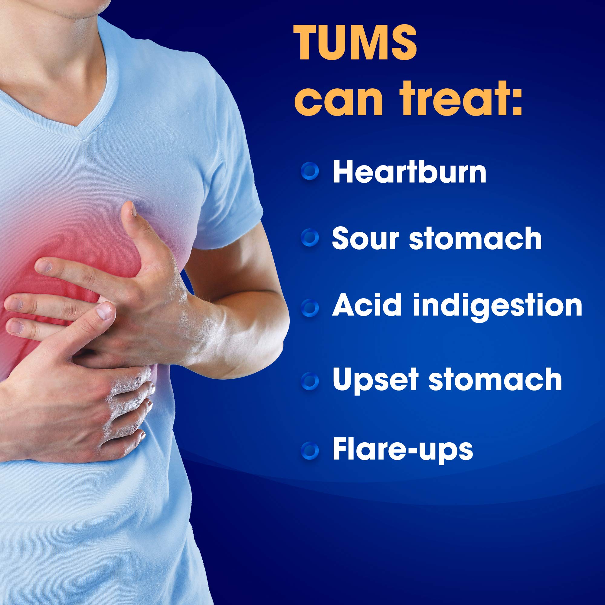 TUMS Extra Strength berry flavor product box