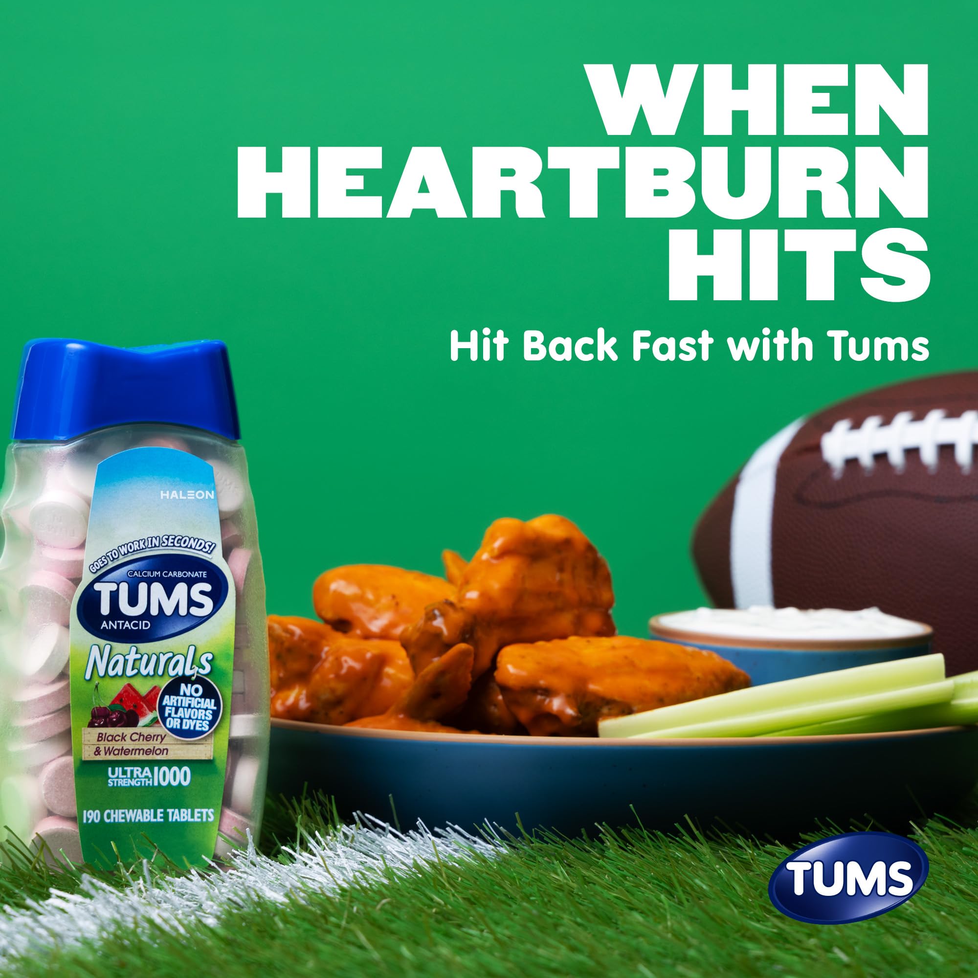 Relieves heartburn sour stomach and acid indigestion