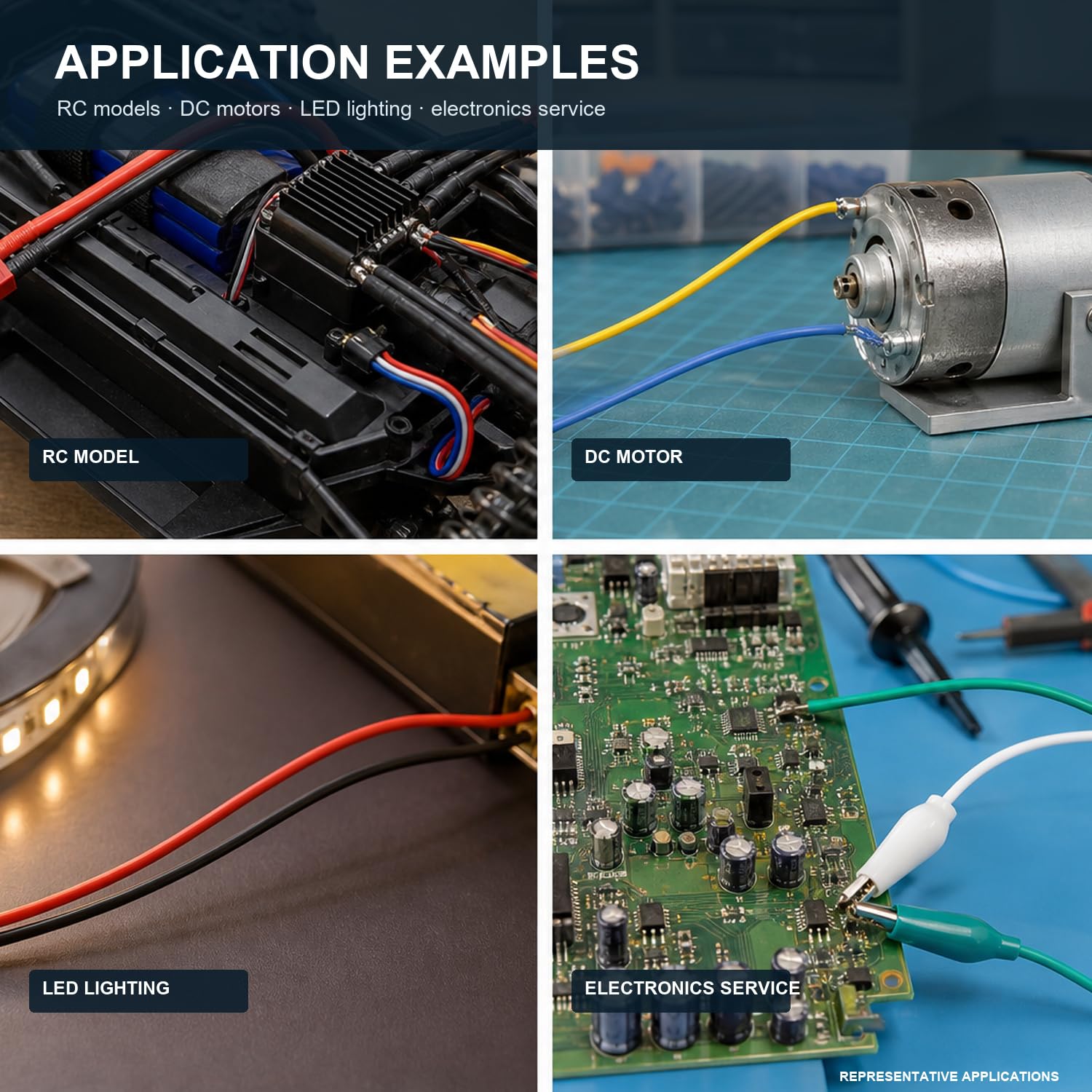 TUOFENG wires for electronics projects including RC and repair