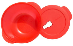 Tupperware CrystalWave Microwave Dish vented seal Strawberry Red