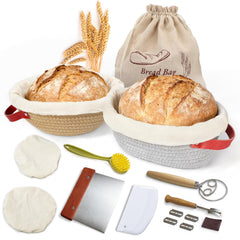 TURALINK Sourdough Starter Kit contents including storage bag and lame