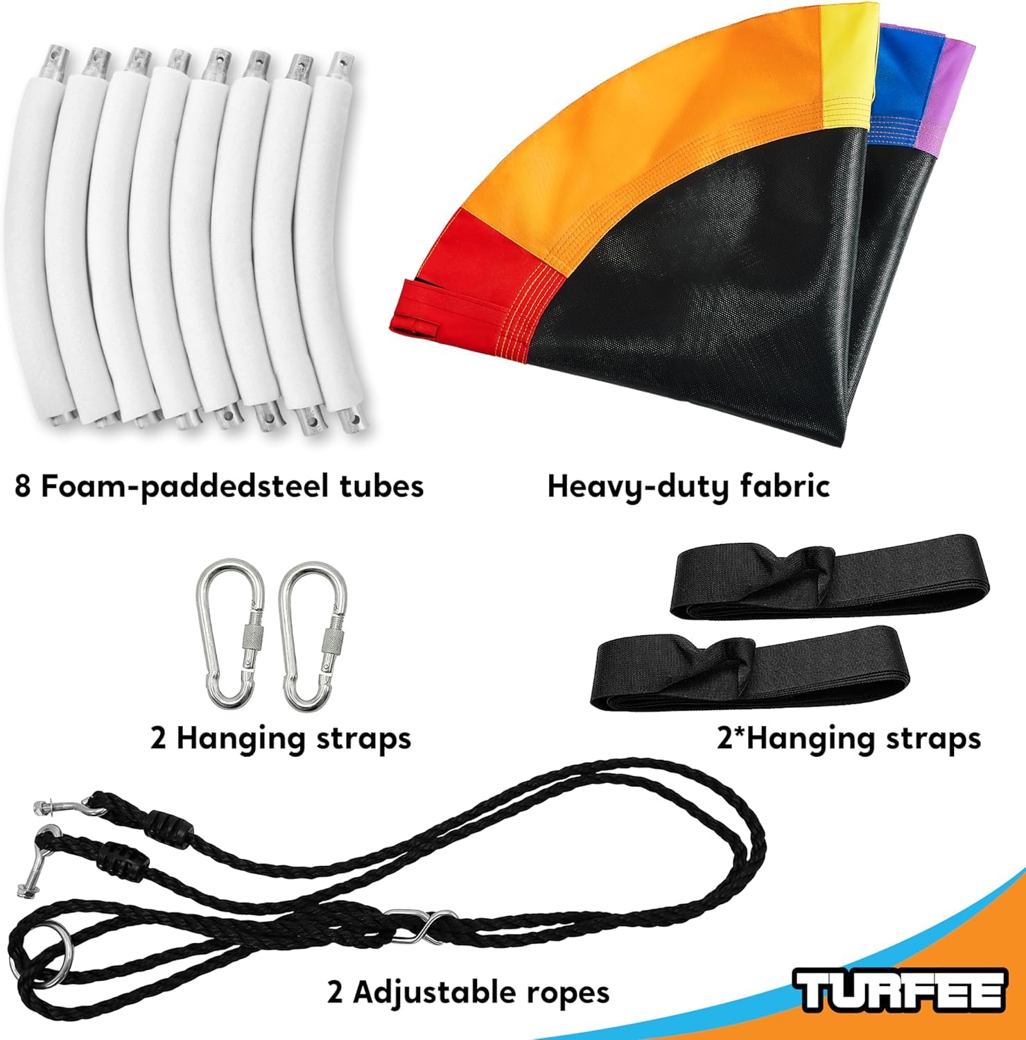 Meets US toy standards safety tested TURFEE swing