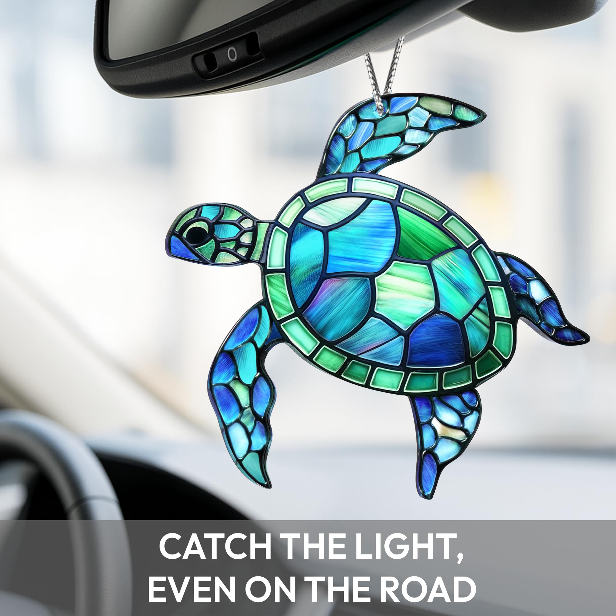 Coastal decor sea life ornament sea turtle