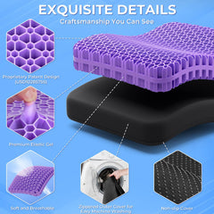 Non-slip bottom keeps cushion stable during use