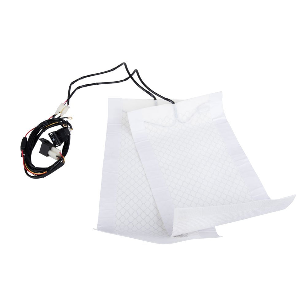 Tusk UTV Seat Heater Kit under-seat heating panel 10.75 x 18.5 inches