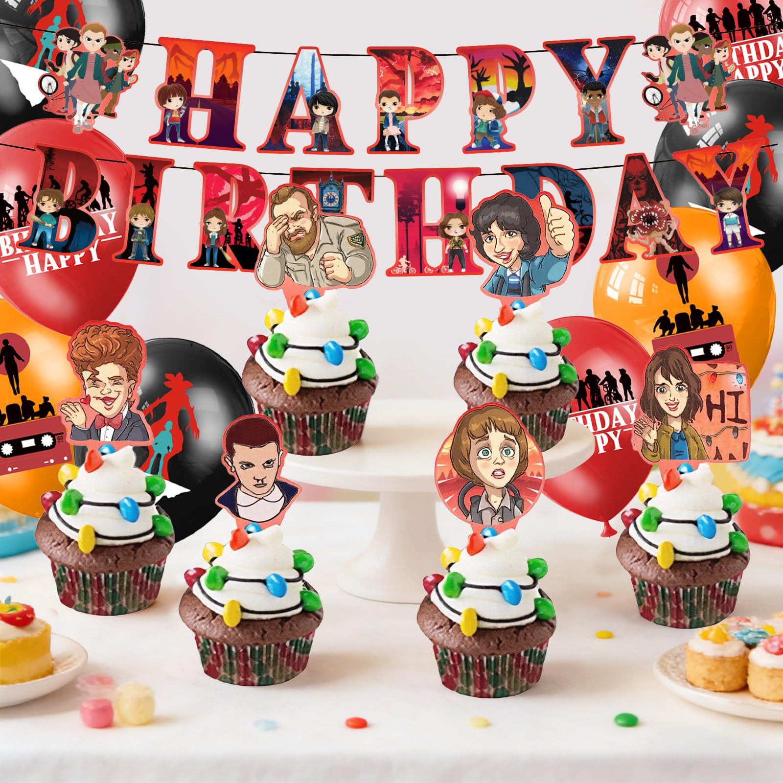 cake topper 6x6-3 inches for tv series theme decorations