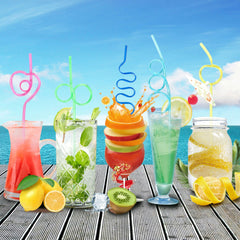 straws diameter 0.2 inches and length 9.5 to 10.2 inches