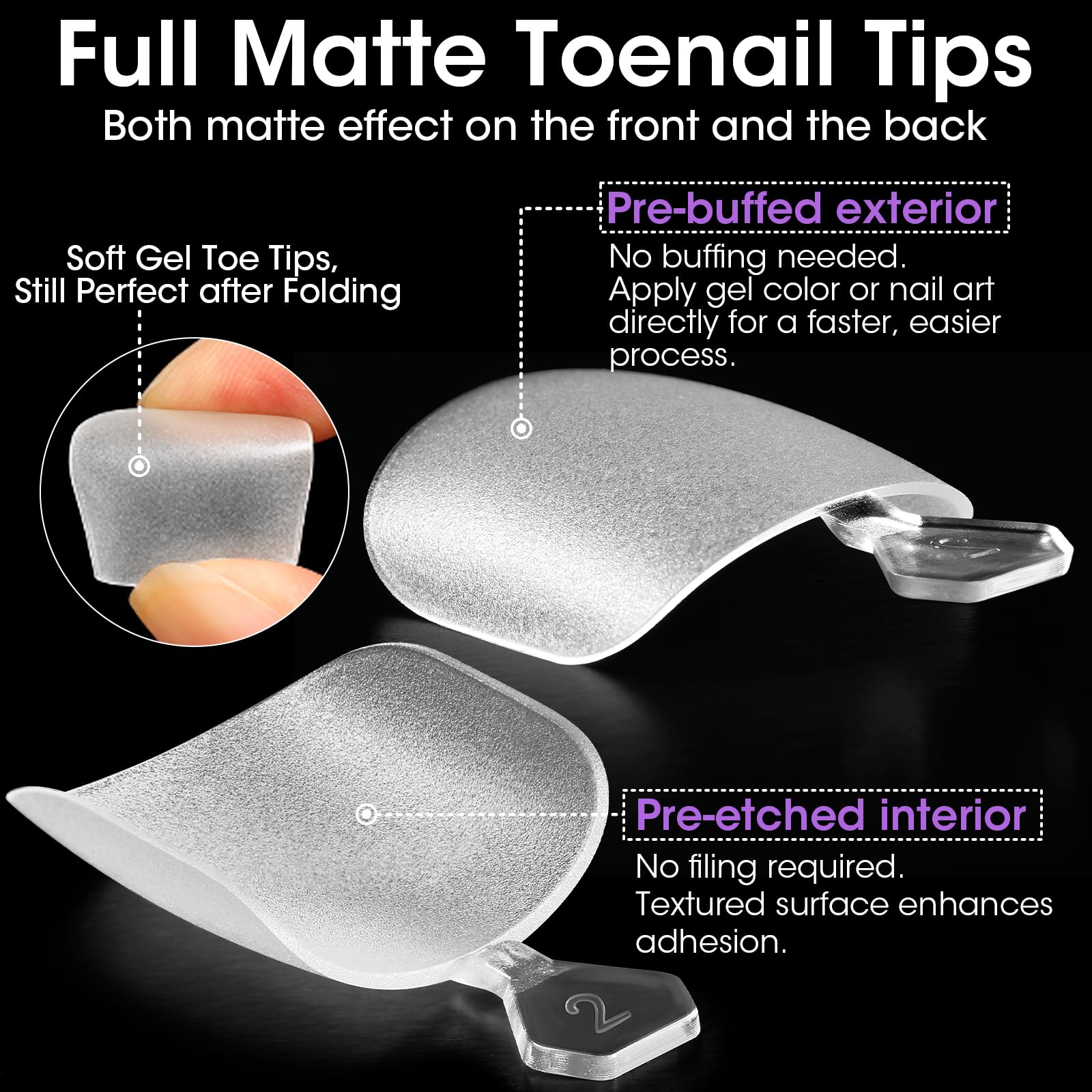 DIY pedicure toe nail tips by Gellen