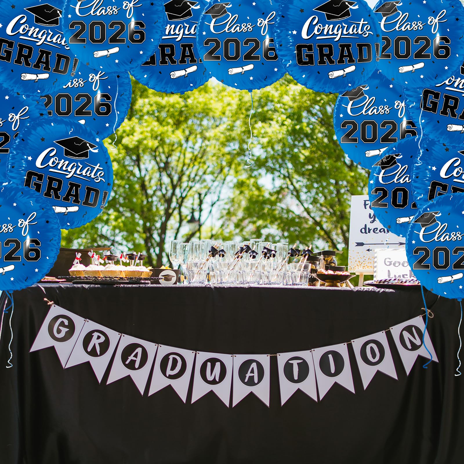 Class of 2026 graduation party supplies kit image