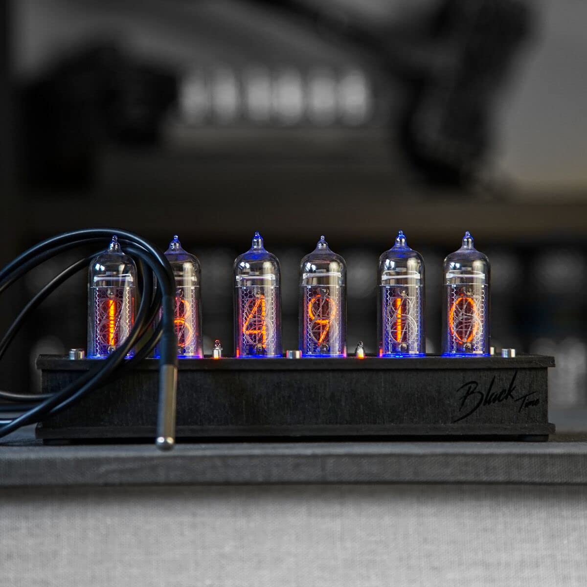Artisan crafted nixie clock Ukraine desk decor