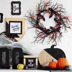Twig wreath with 16-5 Inch size for doors