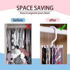 twirl tie rack updated design for closet storage