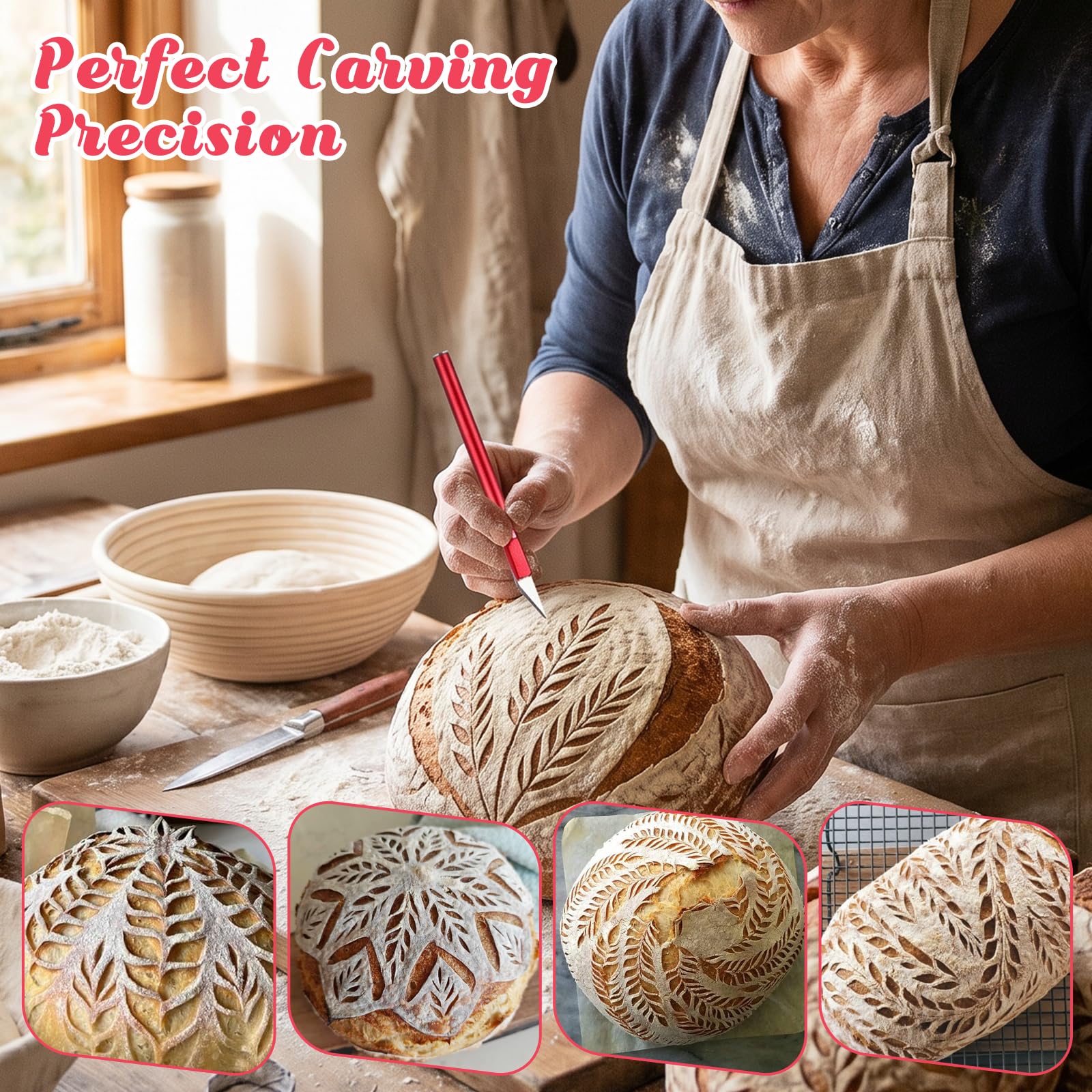 Twisina Bread Lame ergonomic design for precise scoring