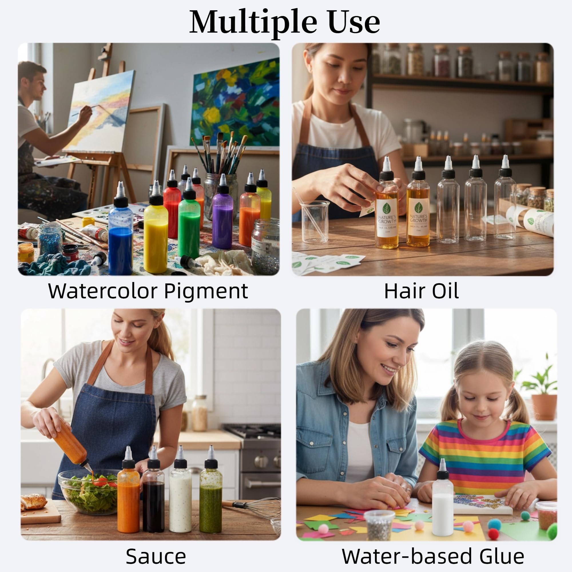 leak-proof seal and gasket on squeeze bottle