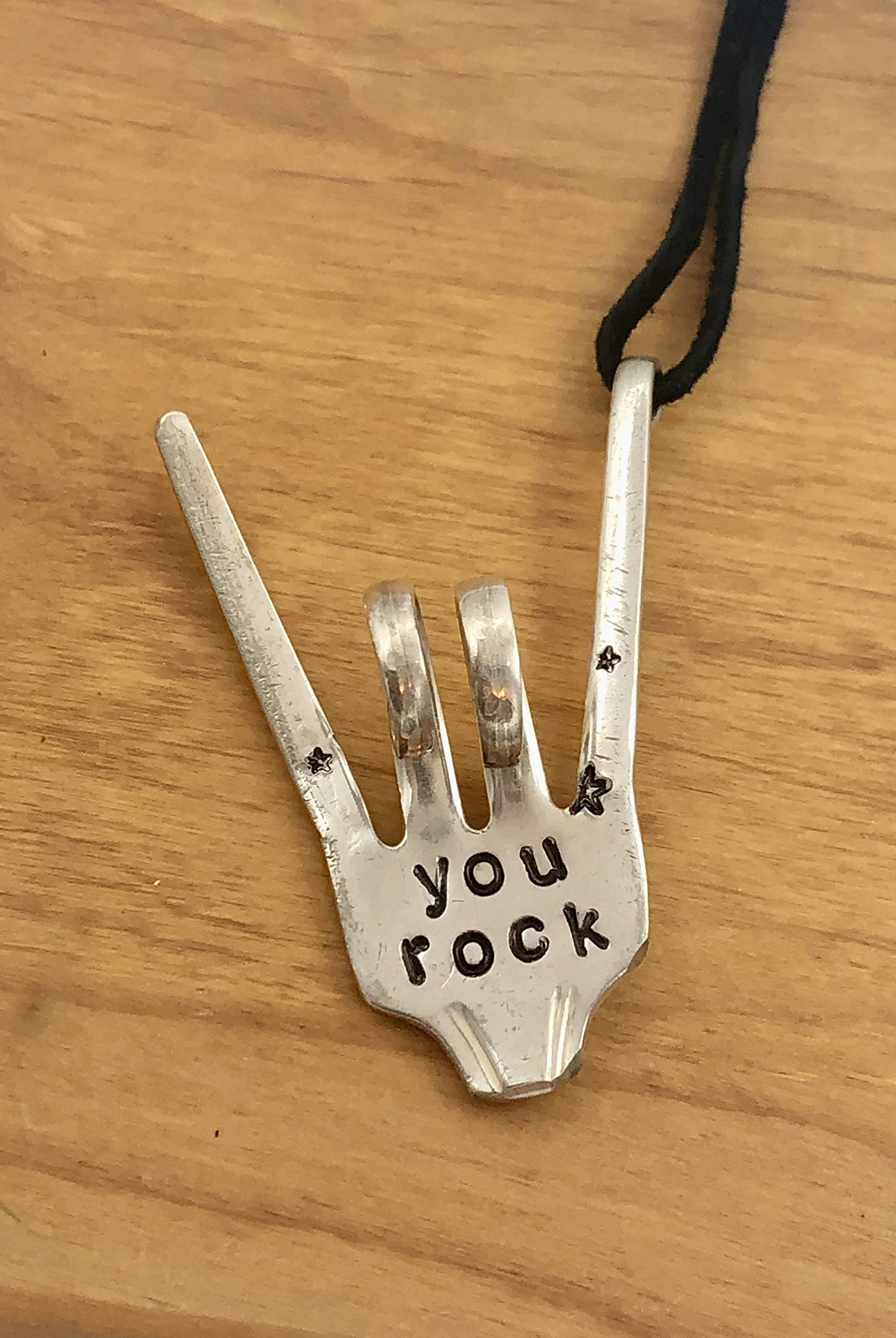 silver plate fork ornament for tree decor