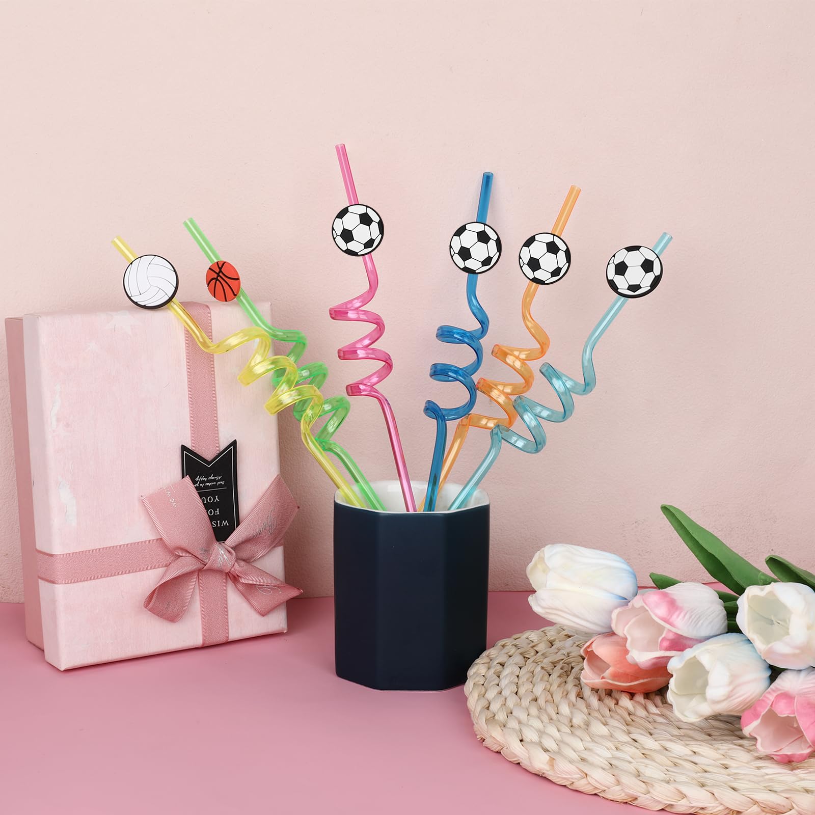 soccer party straws for adults