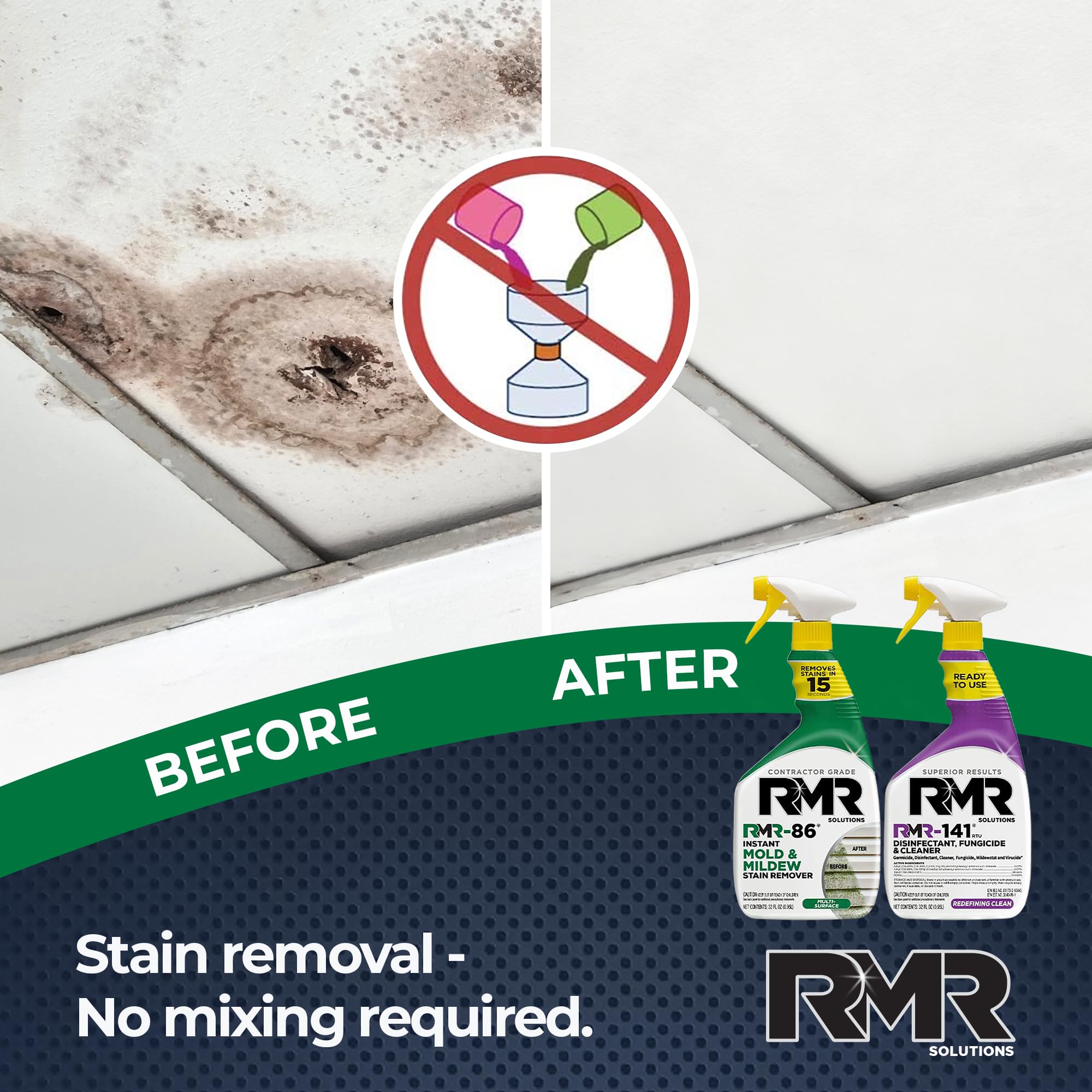 RMR-86 bottle ready for stain removal on surfaces