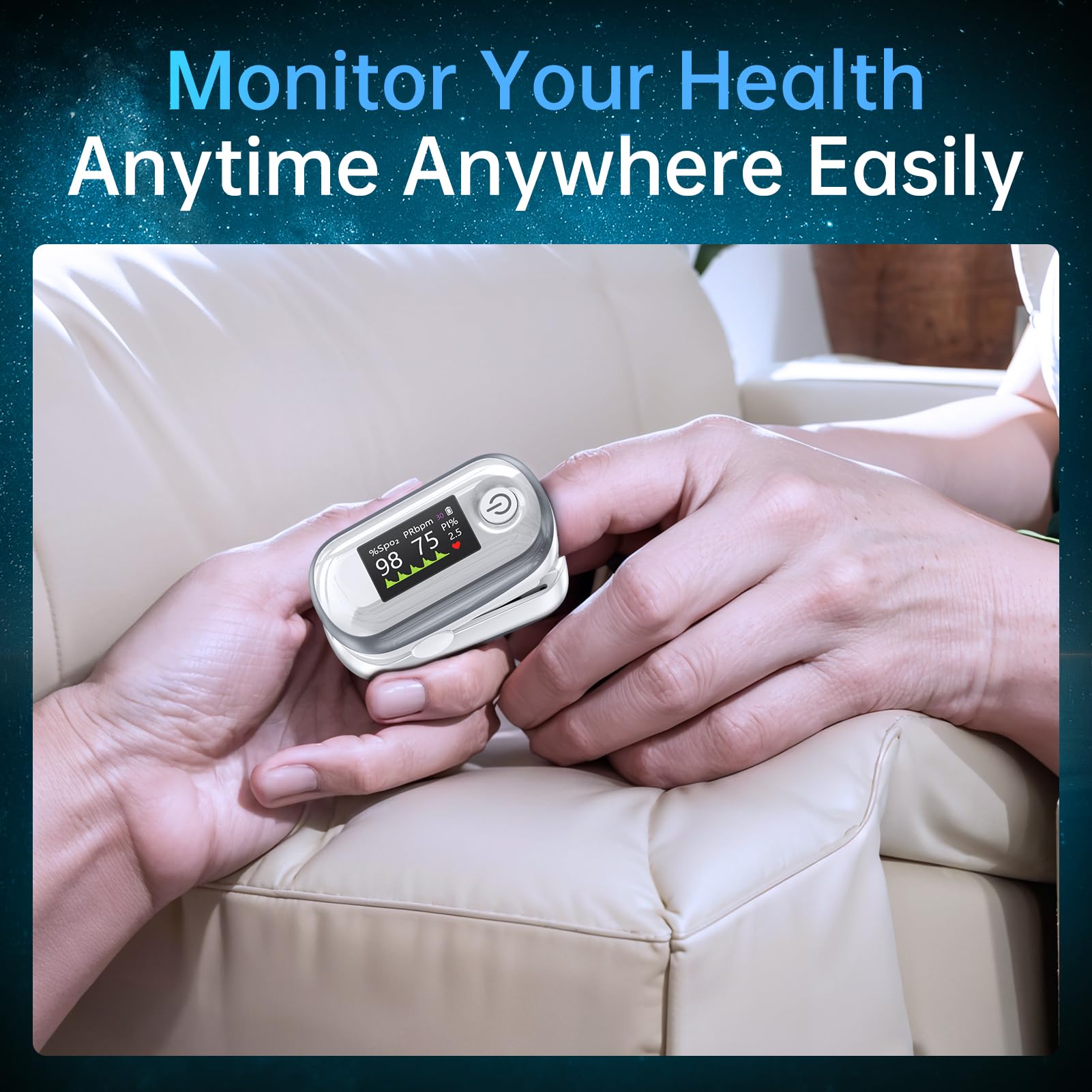 Quick start guide and user manual included with the oximeter