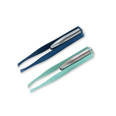 two blades design stainless steel tweezer close up product image 4