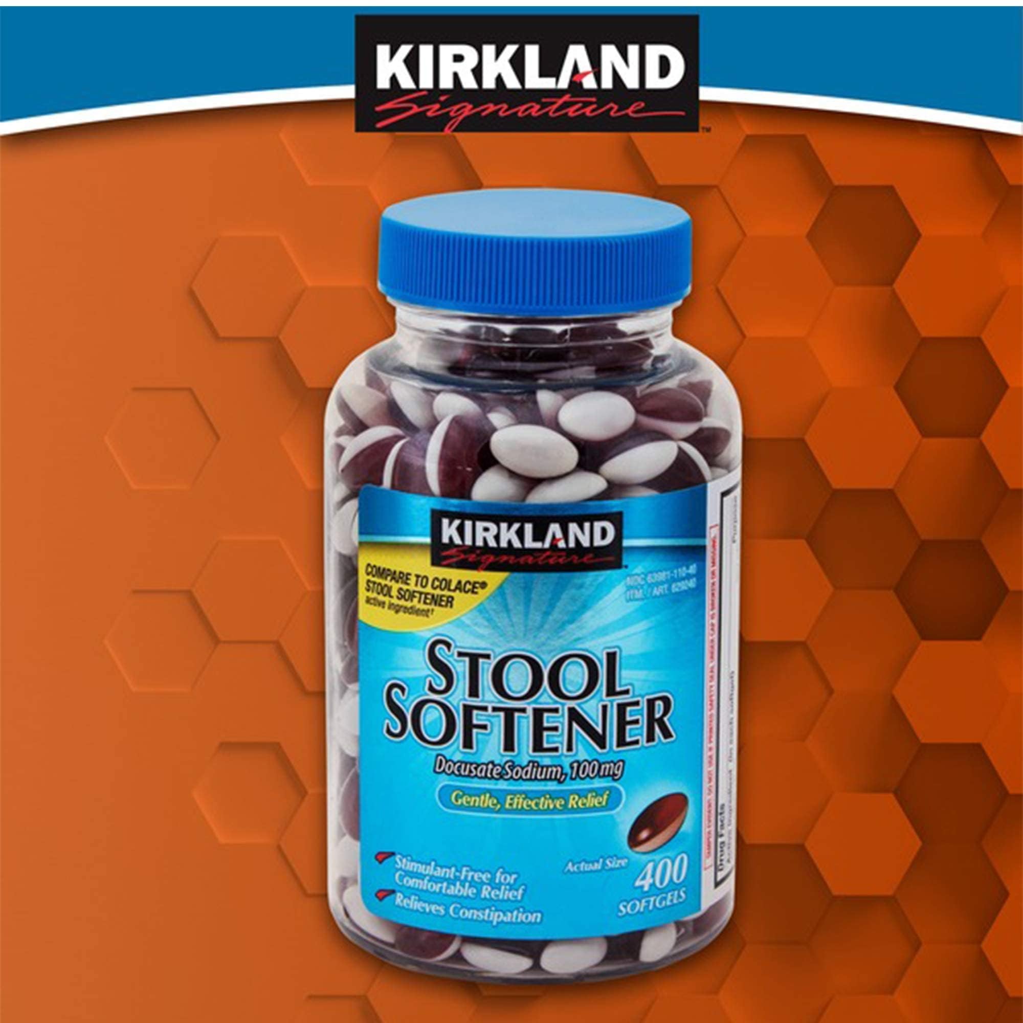 Stool softener for constipation relief Kirkland product