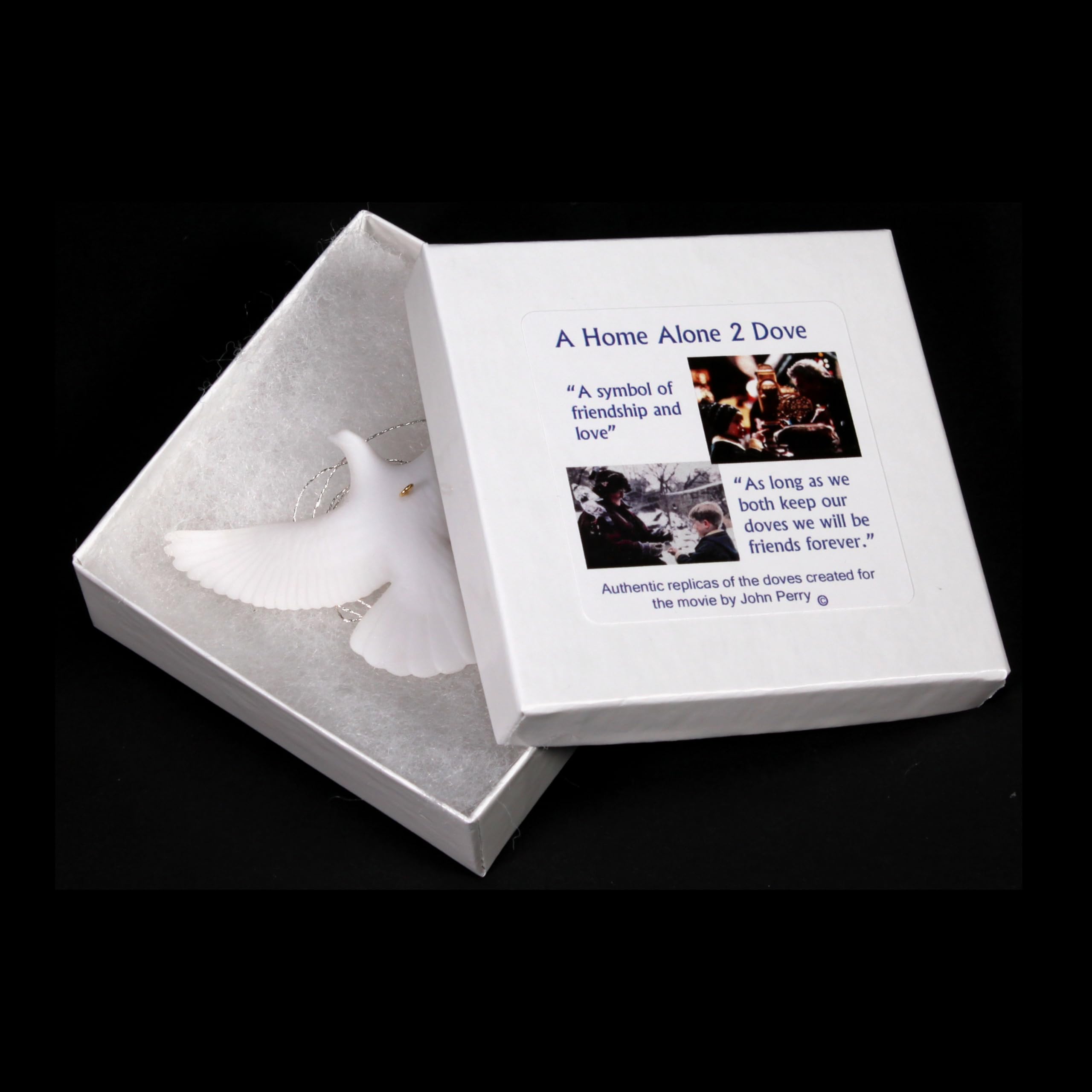 Two box version turtle doves with certificate of authenticity