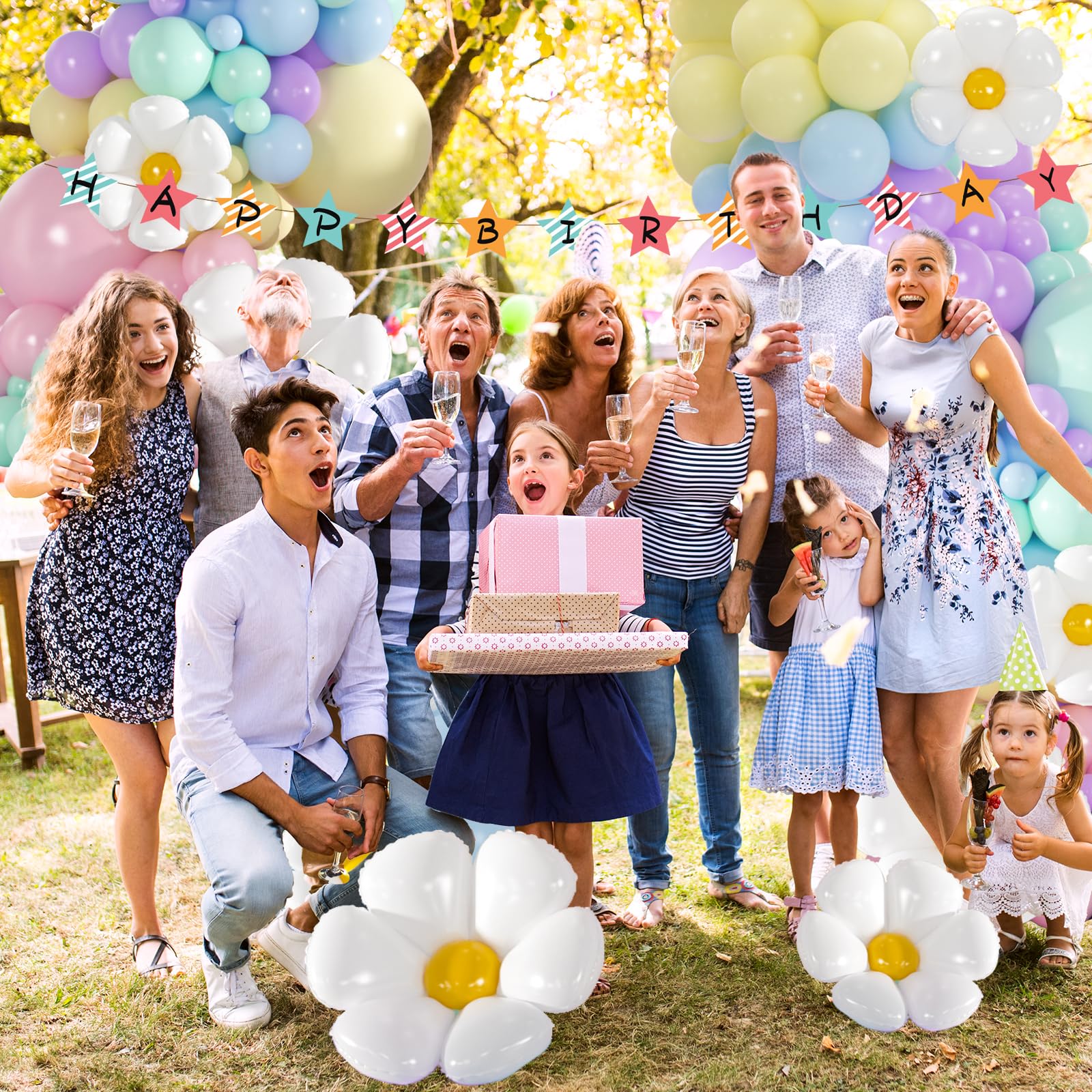 two groovy theme decor option