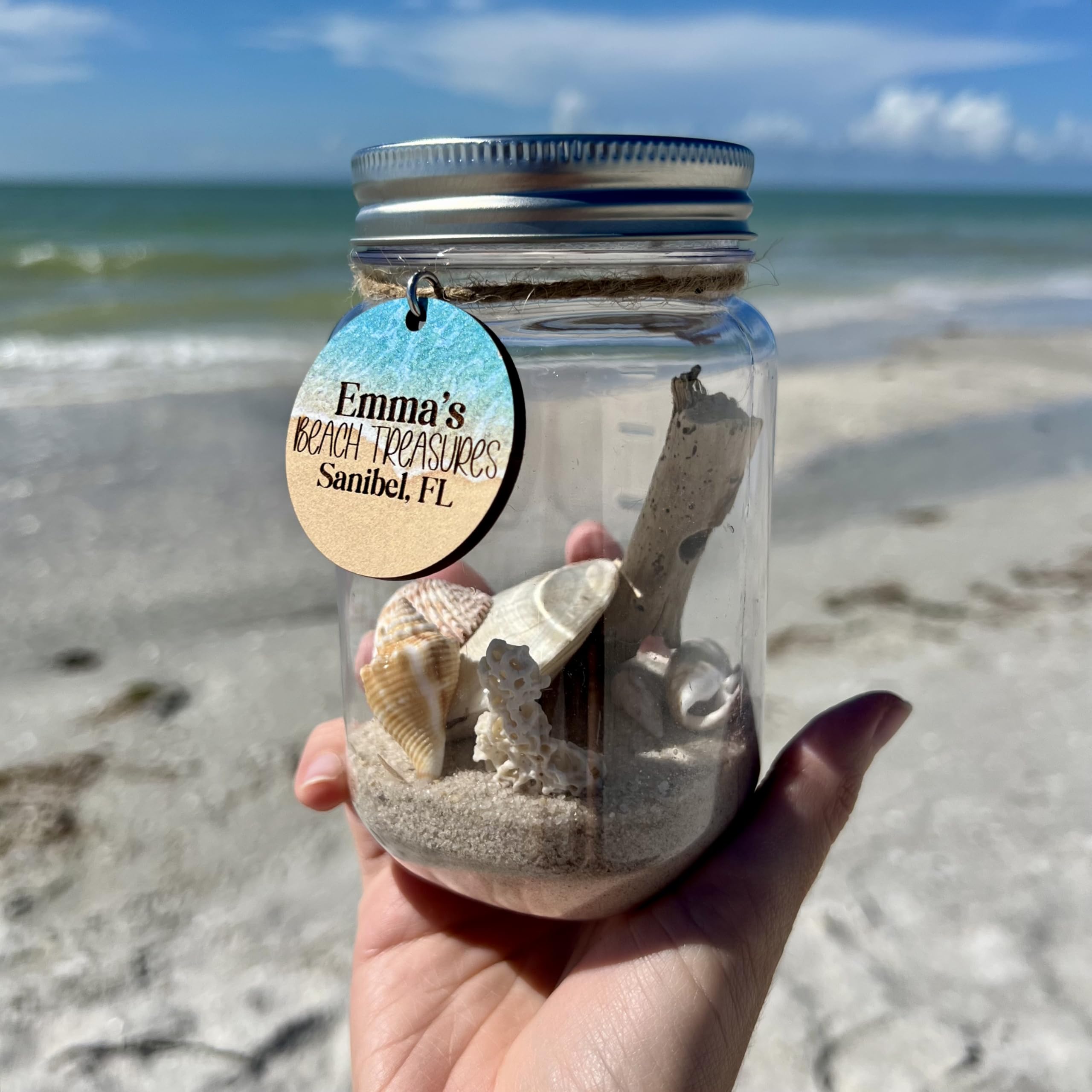 Two jar size options display