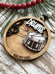 handpainted two-layer ornament north carolina