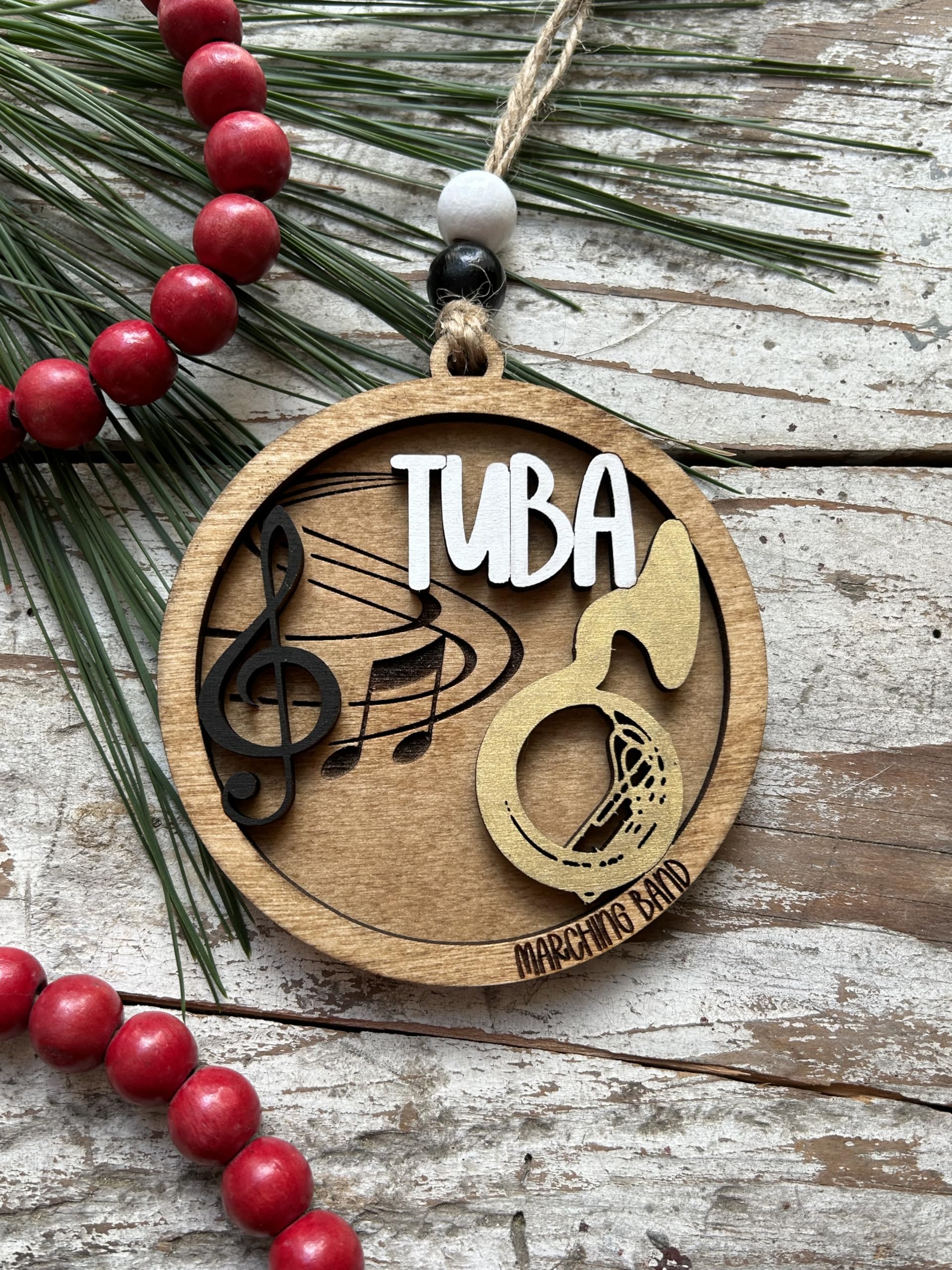 Commemorative ornament for marching band season