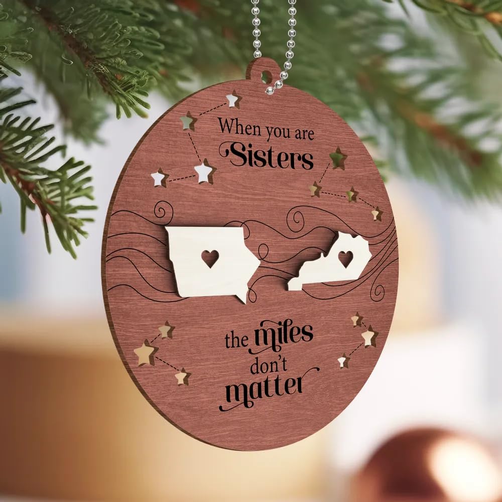 Two-layer wooden ornament 6mm thick options
