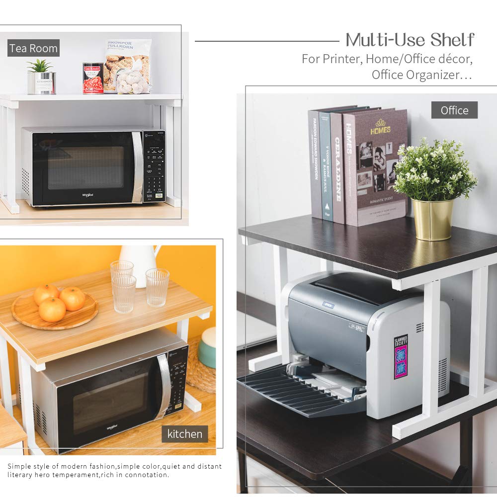 Two layers counter top organizer for appliances