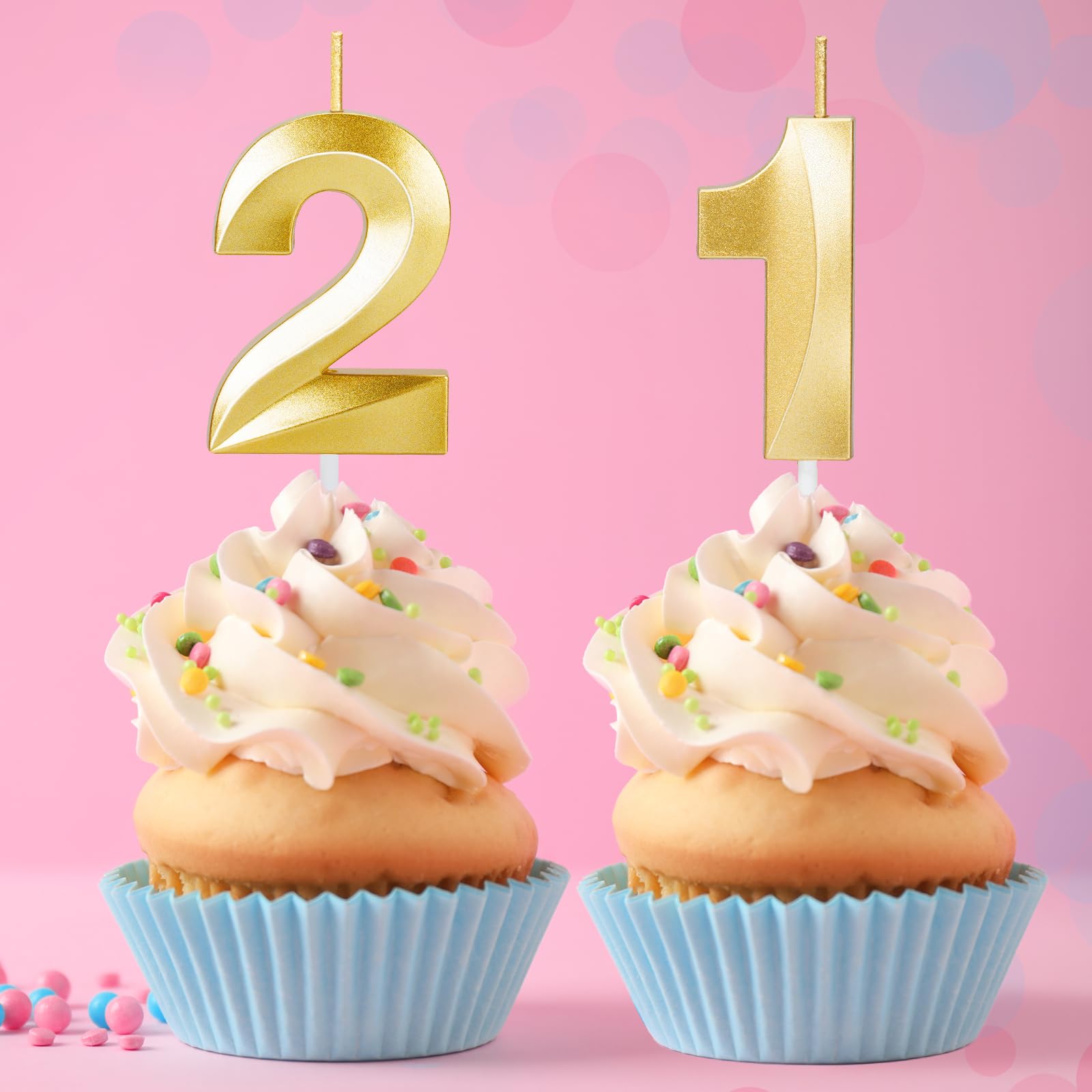 21st Birthday Decorations Cake Topper for Her Him Men